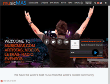 Tablet Screenshot of musicmas.com